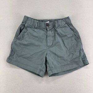 Bearbottom‎ Chino Shorts Womens M Khaki Green 5.5" High Rise Stretch